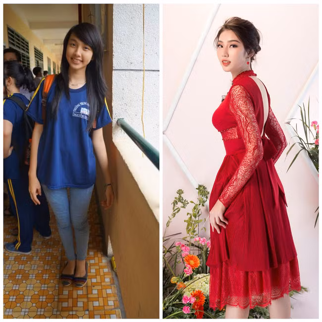 Dù là thời phổ thông hay thời sinh viên, Thùy Tiên đều đến lớp với ngoại hình rất giản dị. Cô bạn chỉ thoa son môi nhưng cũng đã rất nổi bật so với bạn bè cùng trang lứa.