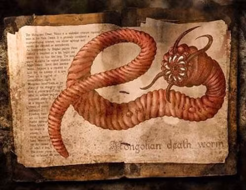 Sâu tử thần có lớp da dày và cứng. Điều này giúp nó sinh trưởng tốt dưới môi trường nắng nóng khô hạn của sa mạc.