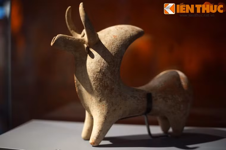 Bình hình bò tót làm bằng đất nung của nền văn hóa Amlash (thế kỷ 8-9 TCN, thuộc lãnh thổ Iran ngày nay).