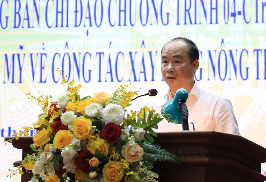 Chủ tịch UBND huyện Chương Mỹ nhiệm kỳ 2021-2026 - ông Nguyễn Đình Hoa.