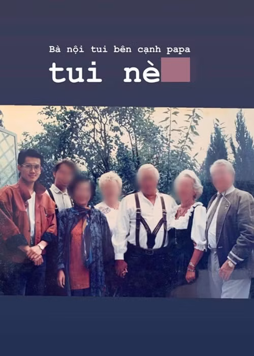 Bố của Huyền My có chiều cao ấn tượng.