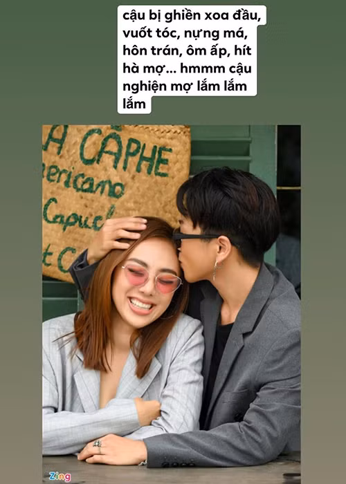 Để bảo vệ đối phương, người yêu của Miko Lan Trinh quyết định không chia sẻ ảnh hôn môi nữa.