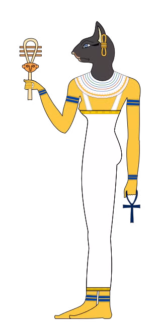 Nữ thần Bastet là một trong những vị thần linh thiêng và quyền lực nhất trong tôn giáo của người Ai Cập thời cổ đại. Vị thần này được xem là thần bảo vệ của gia đình, khả năng sinh sản và chữa bệnh.