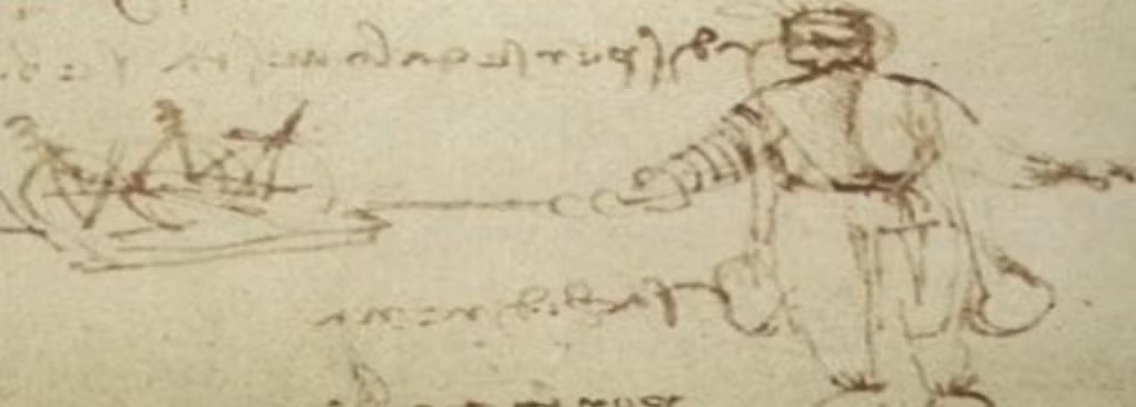 Khi còn sống, Leonardo da Vinci đã phát minh ra bộ đồ lặn. Bộ đồ này cho phép người mặc "thở" được dưới nước. Ông muốn chế tạo một bộ đồ lặn gần như hoàn toàn bằng da, bao gồm một áo vét, quần và một mặt nạ được gắn các kính bảo vệ mắt bằng thủy tinh.