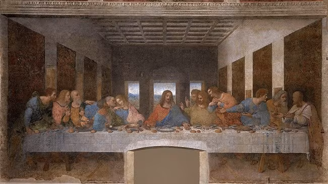 Bức tranh "Bữa ăn cuối cùng" (Last supper) là một trong những kiệt tác của Leonardo da Vinci. Tác phẩm này được giới chuyên gia nghiên cứu nhiều bởi nó ẩn giấu nhiều điều bí ẩn.