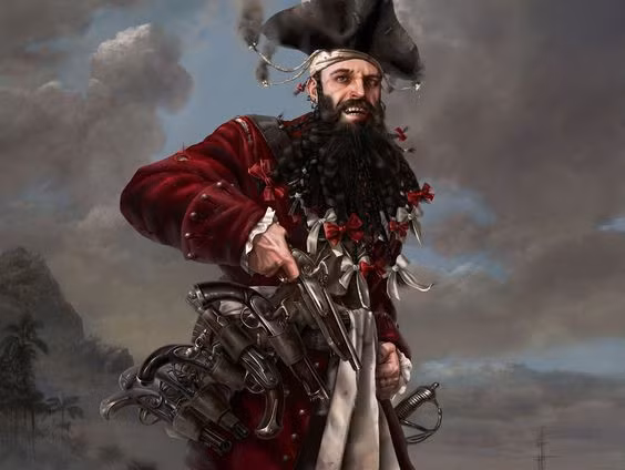 Sau khi chiếm được con tàu chuyên chở nô lệ trên, Edward Teach đổi tên thành Queen Anne’s Revenge (Sự báo thù của Nữ hoàng Anne).