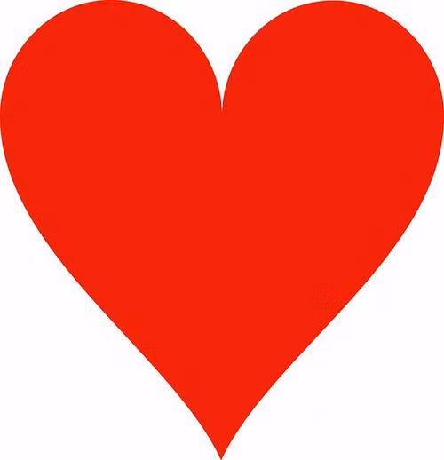 Heart - quân Cơ. Chúng đại diện cho nước, sức mạnh của tiềm thức và sự chữa lành bệnh tật, hiện thân cho người phụ nữ. Ví như quân 9 Cơ trong thuật bói toán có nghĩa về thời vận, bạn có người âm hay thần linh phò tá, che chở.