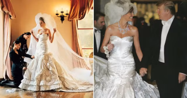 Đến năm 2005, Melania, 34 tuổi và Donald, 58 tuổi, tổ chức lễ cưới hoành tráng tại Plam Beach, Florida.