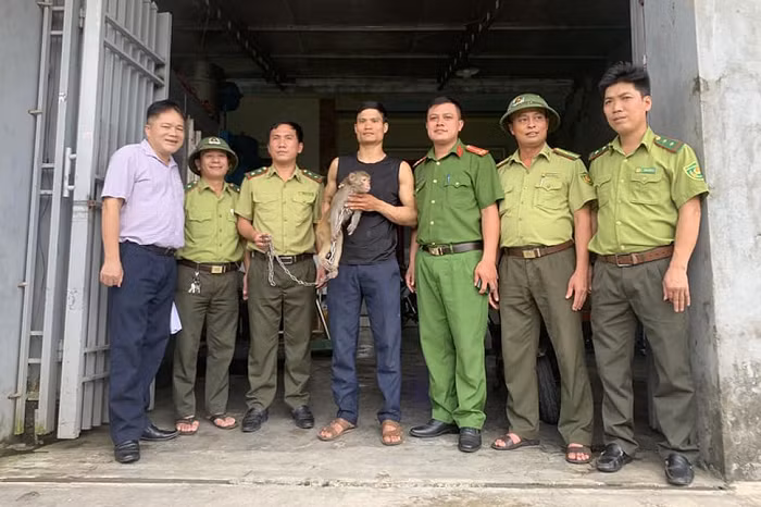 4 cá thể khỉ quý hiếm sao dân giao ngay cho VQG Vũ Quang? 4 ca the khi quy hiem sao dan giao ngay cho VQG Vu Quang?