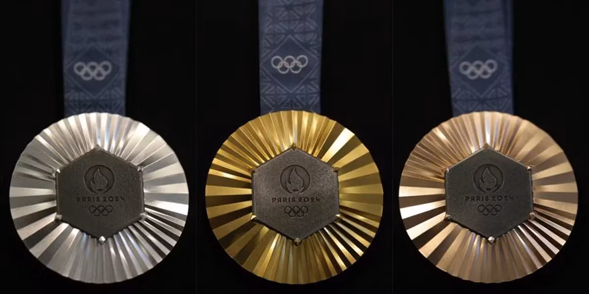 Huy chương vàng Olympic Paris 2024 có bao nhiêu vàng thật? Huy chuong vang Olympic Paris 2024 co bao nhieu vang that?