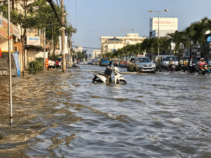 Đông Nam Bộ sắp xuất hiện đợt triều cường Dong Nam Bo sap xuat hien dot trieu cuong