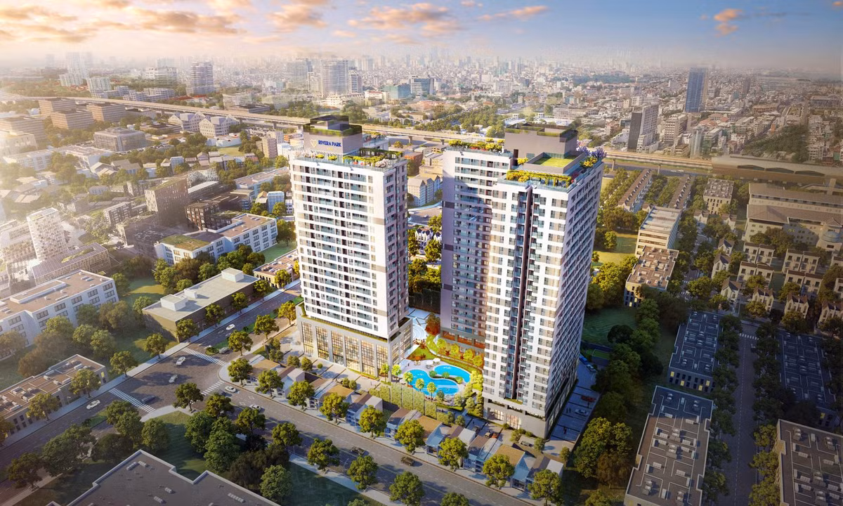 Phối cảnh dự án Rivera Park Hà Nội (số 69 Vũ Trong Phụng, Thanh Xuân, Hà Nội).