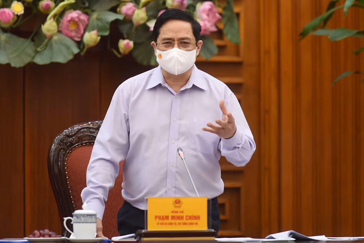 Thu tuong Pham Minh Chinh yeu cau khong 