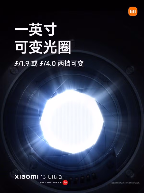Camera của Xiaomi 13 Ultra cho phép người dùng thay đổi khẩu độ cực đỉnh.