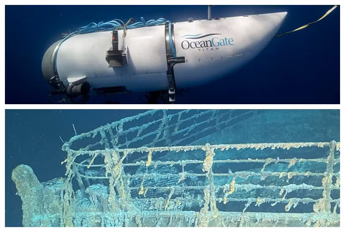 Khi tàu ngầm Titan tiến gần xác tàu Titanic, nó đã phải chịu một áp lực vô cùng lớn, vượt quá khả năng chịu đựng của tàu.