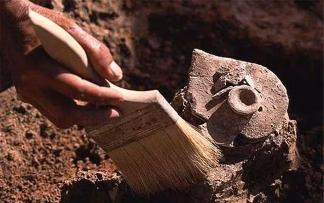 Trong một lần khác, các nhà khảo cổ đã cẩn thận hơn khi dùng bàn chải lông mềm để phủi lớp bụi bên ngoài vỏ trứng, thay vì chạm tay vào. Thế nhưng, ngay sau khi bàn chải quét qua quả trứng, vỏ trứng liền nứt ra và hư hỏng.