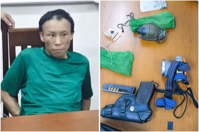 Bat doi tuong bi truy na dac biet nguy hiem mang sung ben nguoi