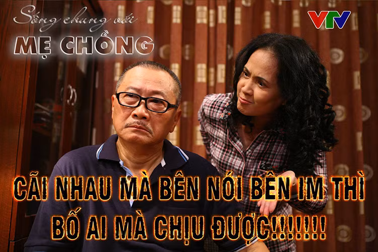 Trước thái độ lạnh lùng của ông Phương, bà Phương tức giận. Lúc này, dù là người điềm đạm, ông Phương to tiếng cho rằng bà không phải là con dâu tốt. Giữa lúc căng thẳng nhất, bà Phương xúc động rồi ngất xỉu và mâu thuẫn giữa hai vợ chồng tạm lắng xuống. Ảnh: VTV