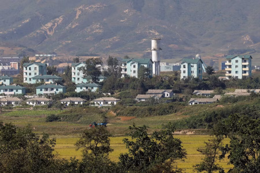 Kijong-dong nằm cách cách thành phố Kaeseong của Triều Tiên chỉ khoảng 10km. Ảnh: ATI.