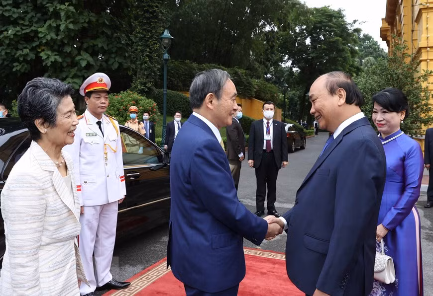 Thu tuong Nguyen Xuan Phuc chu tri Le don Thu tuong Nhat Ban-Hinh-2