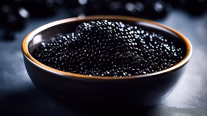 Loài động vật này từng được coi là "báu vật" của sông Dương Tử, có giá trị dinh dưỡng và kinh tế cao nhờ trứng cá muối - một loại thực phẩm xa xỉ. Theo Pleasurewine, trứng cá tầm "kim cương đen" ở Trung Quốc có giá khoảng 110 triệu VND cho một kg, theo Pleasurewine. (Ảnh: CAFEF)