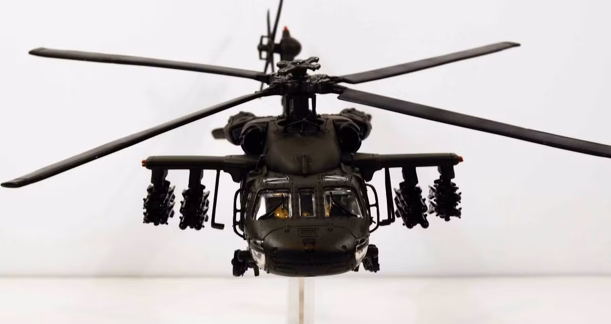 Trực thăng UH-60 Black Hawk bắt đầu được phục vụ quân đội Mỹ từ năm 1979 và tới nay đây vẫn là một trong những loại trực thăng chủ lực của các lực lượng quân đội Mỹ. Nguồn ảnh: QQ.