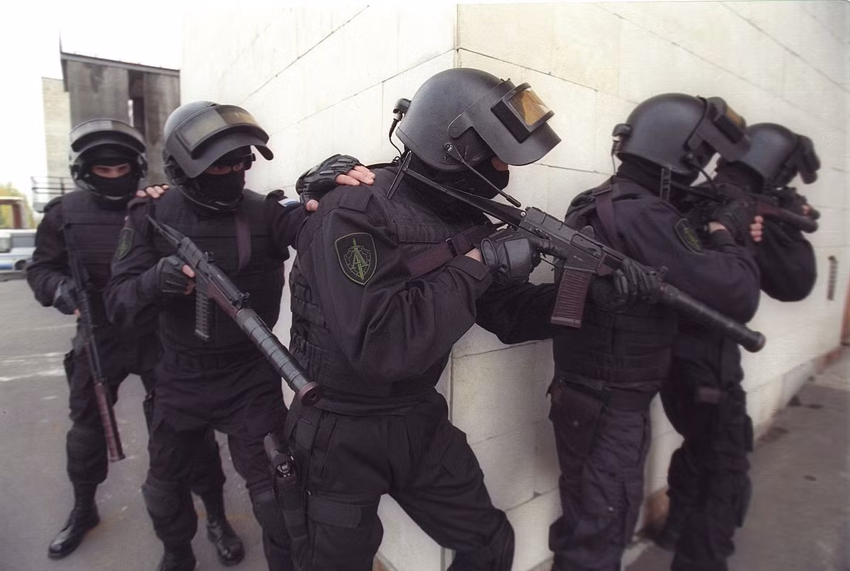  FSB Spetsnaz: Đây là đơn vị đặc nhiệm thuộc Tổng cục An ninh Liên bang Nga được thành lập vào năm 1995. Tiền thân là Ủy ban An ninh nhà nước KGB dưới thời Liên Xô. Ảnh: Wikipedia.