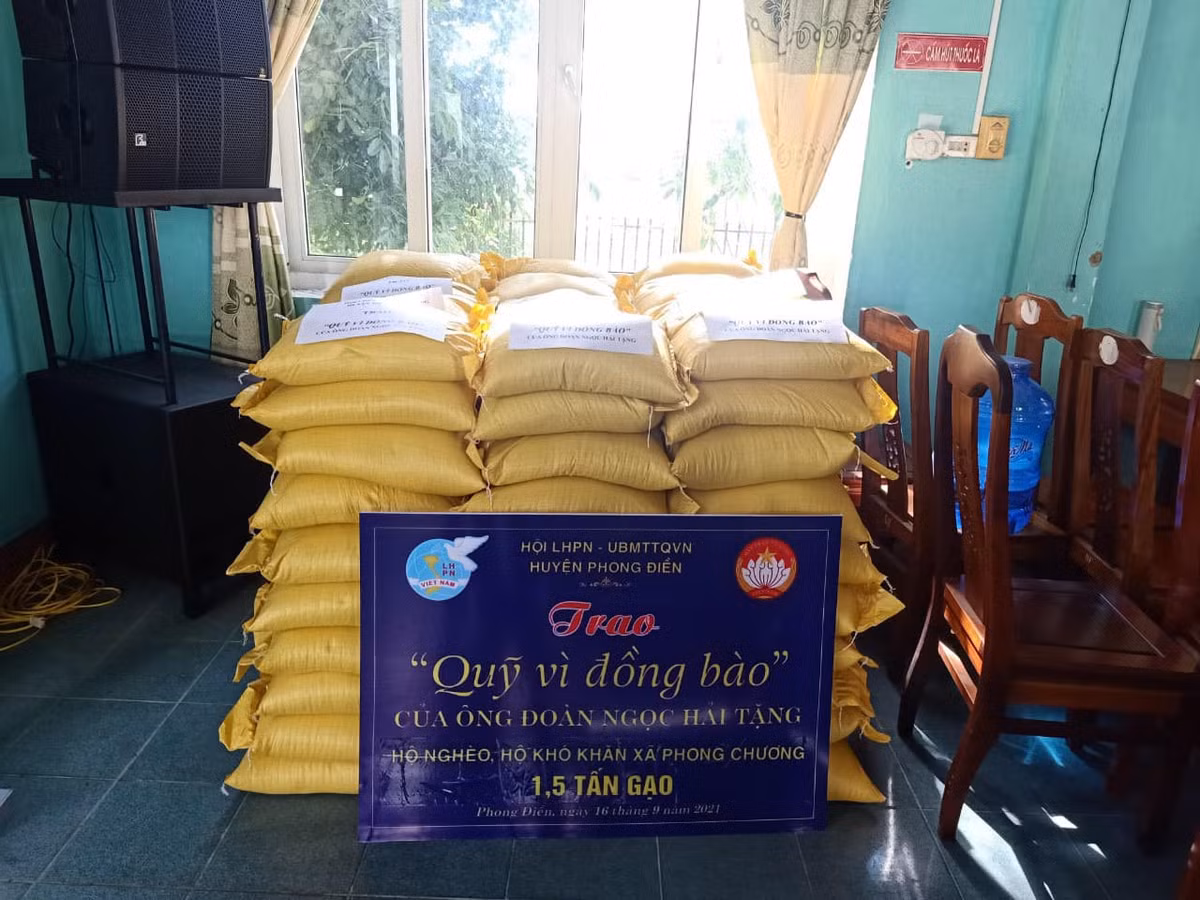 Cũng trong bài viết trên trang cá nhân, ông Hải cho biết, thường xuyên báo cáo thu, chi, tồn quỹ của Quỹ Vì Đồng bào trên tài khoản zalo nhưng nhiều người không biết nên ông tiếp tục công bố trên trang cá nhân facebook. 