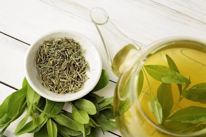Trà xanh: Trà xanh chứa chất chống oxy hóa giúp làm dịu cơ thể, giảm viêm và chữa bệnh tốt hơn. Chất chống oxy hóa trong trà xanh hoạt động như một thuốc kháng histamin tự nhiên làm chậm sự giải phóng histamine gây ra các triệu chứng dị ứng.