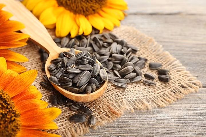 Các loại hạt là những siêu thực phẩm khác cho phổi. Hạt giống như hạt bí ngô, hạt lanh và hạt hướng dương cung cấp cho cơ thể nhiều magiê, một khoáng chất thiết yếu cho những người mắc bệnh hen suyễn. Magiê hỗ trợ các cơ trong đường hô hấp thư giãn và giảm viêm, do đó cải thiện hô hấp.