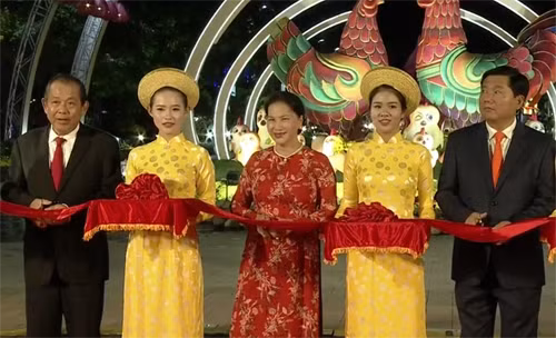 Chu tich Quoc hoi du khai mac duong hoa Nguyen Hue Tet 2017-Hinh-3