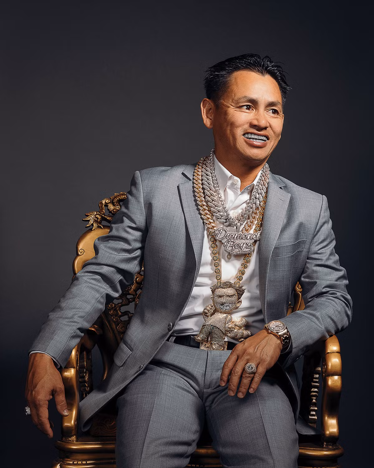 Năm 2002, cuộc đời Johnny Dang mở ra một trang mới khi ông gặp Paul Wall - rapper kiêm doanh nhân đình đám ở Mỹ. Ảnh: Gg