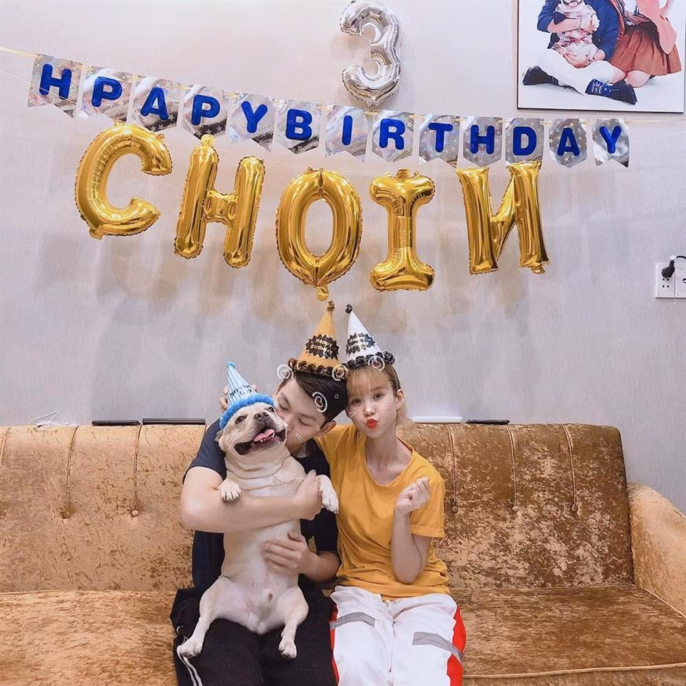 Khởi My - Kelvin Khánh lại coi cún cưng như con và tổ chức sinh nhật cho nó vô cùng hoành tráng. Ảnh: Vietnamnet
