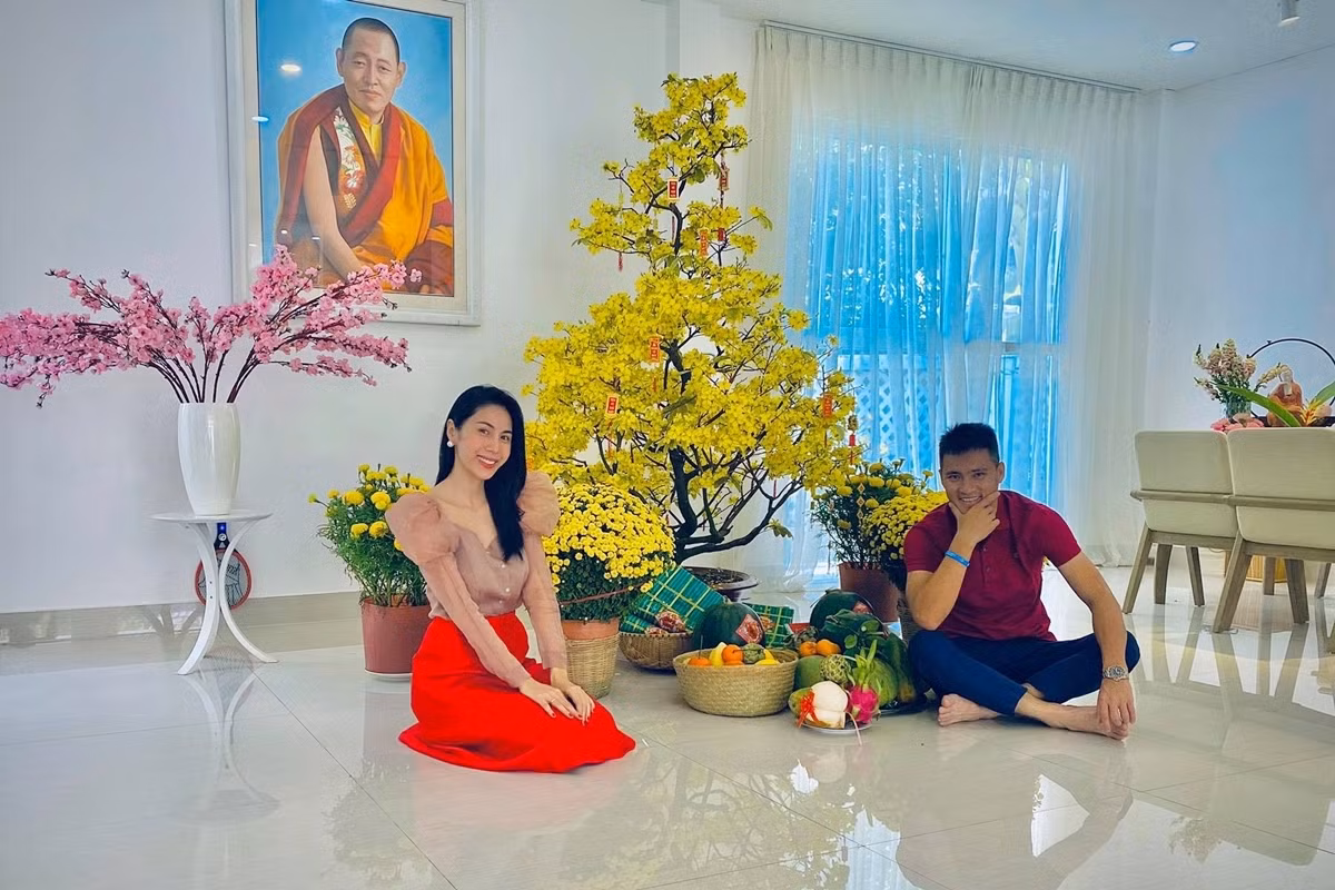 Trước đây, vợ chồng Thủy Tiên - Công Vinh sống tại một chung cư cao cấp ở Quận 2 - TP.HCM. Nhưng từ giữa năm 2014, họ đã dọn về căn biệt thự mới xây ở Quận 7. Ảnh: Vietnamnet