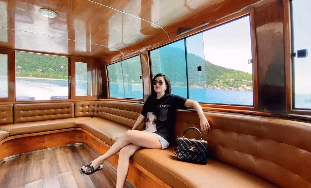 Thậm chí, Bảo Thy còn được chồng động viên ăn uống thoải mái miễn sao tập thể dục đều đặn để giữ sức khỏe. Ảnh: FBNV.