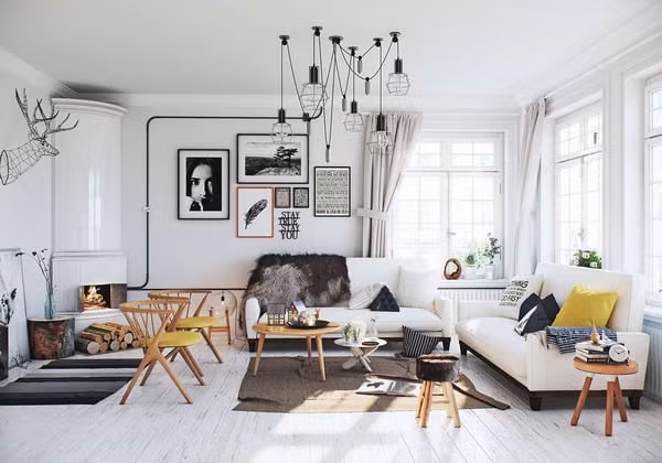 Phong cách nội thất kim cổ kết hợp những món đồ nội thất hiện đại với những xu hướng nội thất ở các thập niên trước vừa mang đến sự ấm cúng, vừa có nét cá tính.