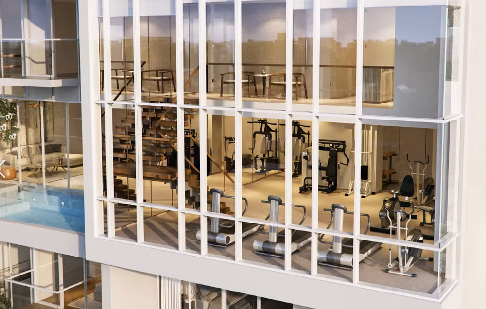 Trong khu căn hộ còn có phòng tập gym hiện đại. Nguồn ảnh: Serenity Sky Villas