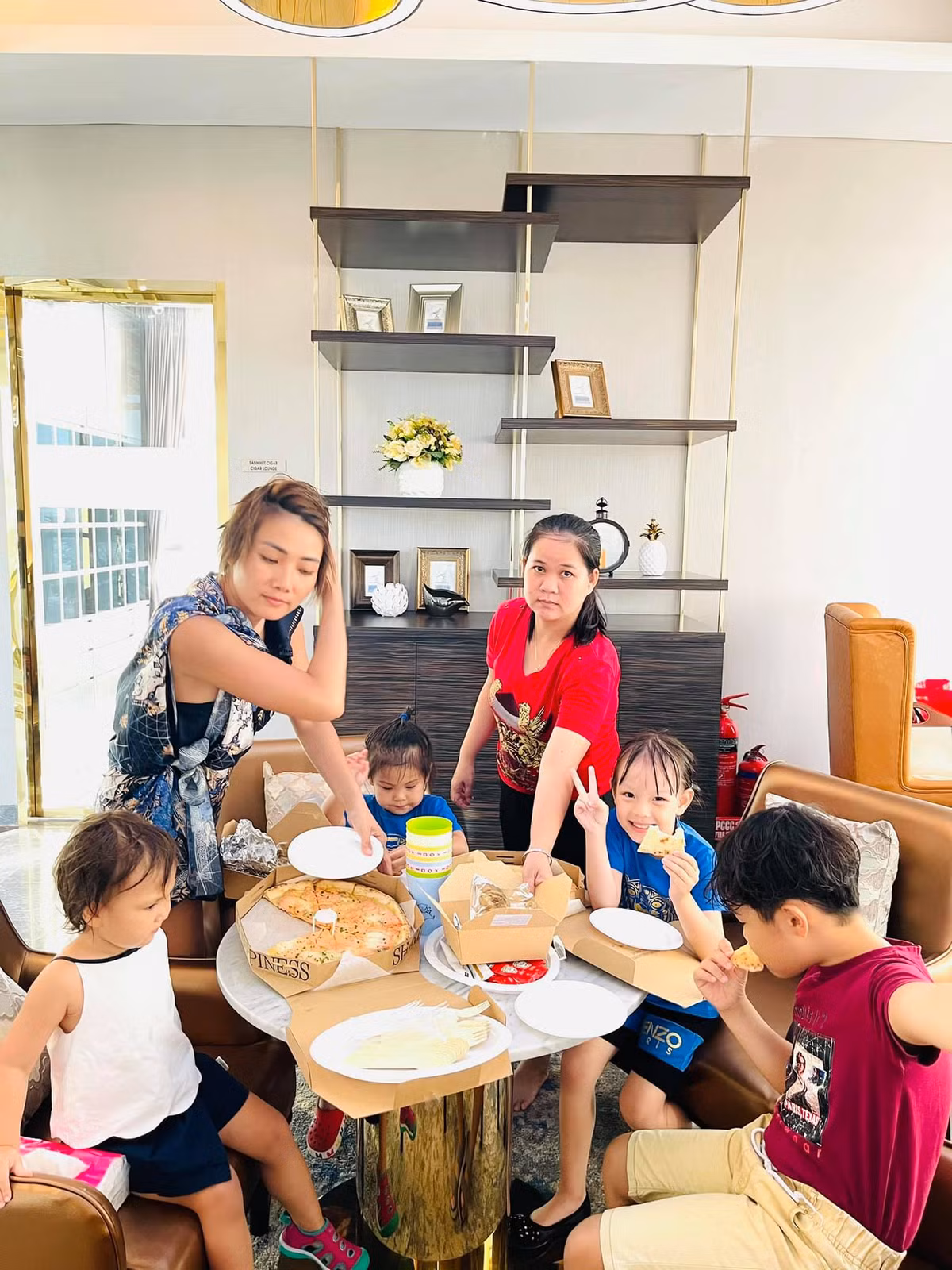 Một góc sinh hoạt chung trong căn hộ.