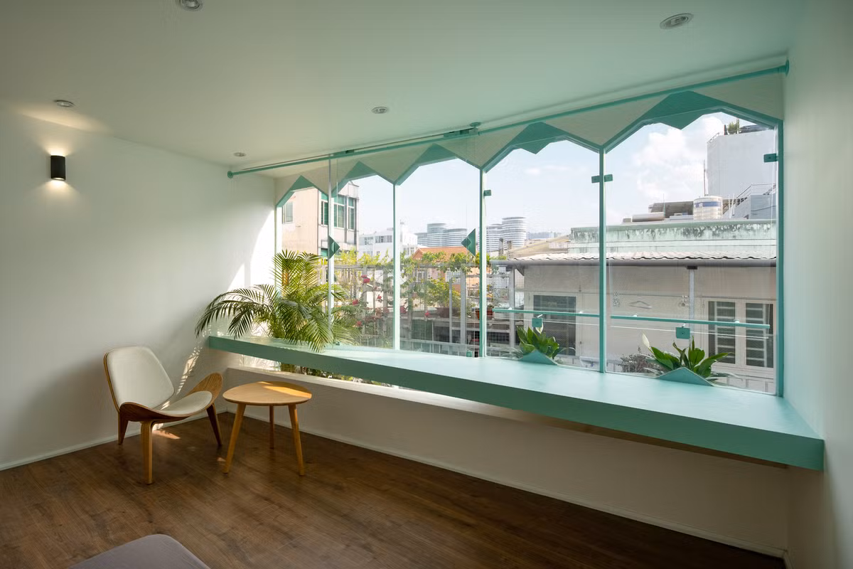 Không gian thư giãn, đọc sách lý tưởng.