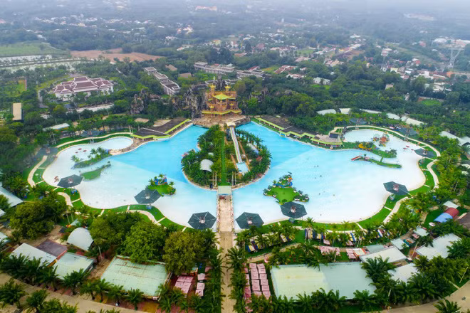 Khu du lịch Đại Nam tọa lạc tại địa bàn phường Hiệp An, TP. Thủ Dầu Một, nằm trên diện tích 450ha. Đây được xem là khu du lịch lớn nhất Đông Nam Á về diện tích. Ảnh: Internet
