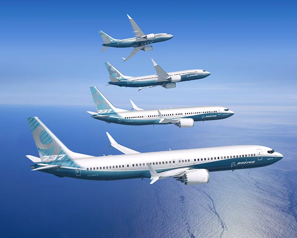 Để tạo ra 737 Max, hãng đã thay đổi thiết kế đáng kể so với dòng 737 trước đó. Thiết kế cánh mới của 737 Max giúp giảm 1,8% mức tiêu thụ nhiên liệu so với các thế hệ hiện hành. Ảnh: Boeing