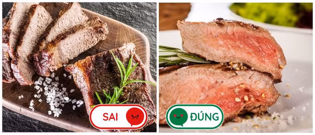 Bít tết chín kỹ là một trong những món ăn được khuyên không nên ăn tại nhà hàng. Theo cố đầu bếp nổi tiếng người Mỹ - Anthony Bourdain, nếu còn thịt đông lạnh đã qua ngày phục vụ, họ có hai lựa chọn: hoặc vứt nó đi, hoặc ... để dành làm những miếng bít tết chín kỹ.