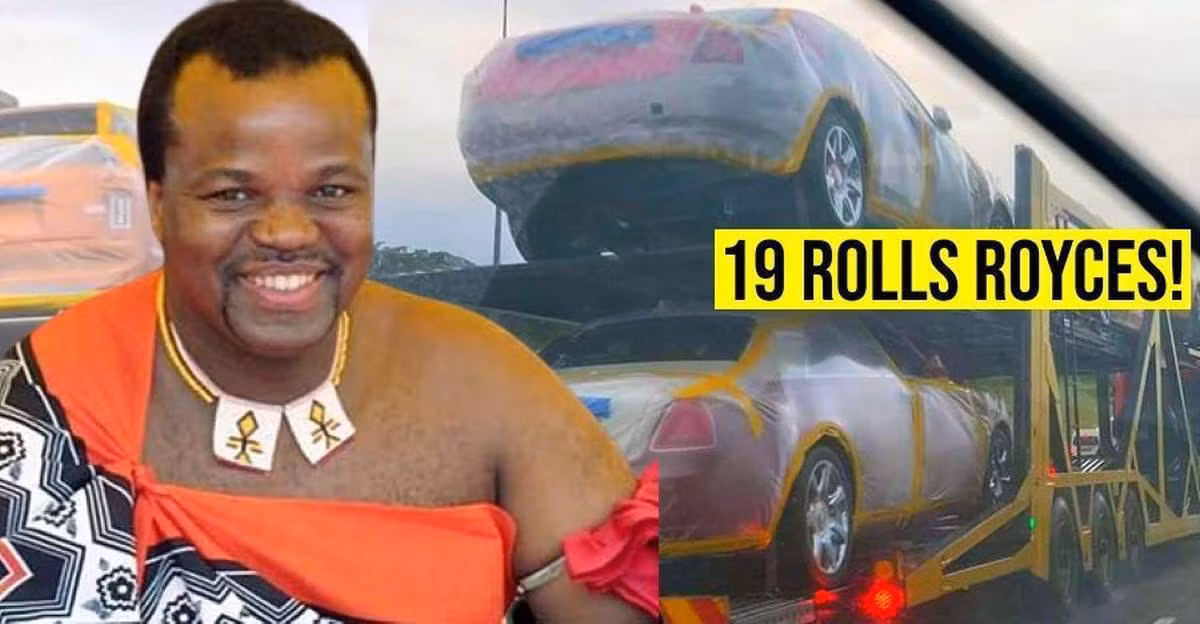 Vua Mswati III từng gây sốt khi một lúc mua đến 19 chiếc xe sang Rolls-Royce để tặng cho 15 người vợ. Những chiếc Rolls Royce được nhà vua mua không được tiết lộ cụ thể.