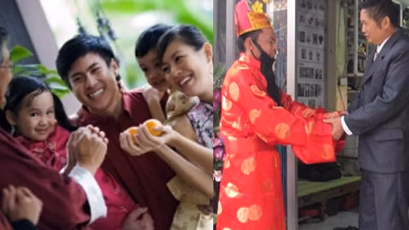 Mới chỉ xuất hiện vài năm gần đây, nghề thuê người hợp tuổi, hợp mệnh xông đất đầu năm khá đắt khách. Nhiều doanh nghiệp lớn sẵn sàng bỏ ra cả triệu đồng để thuê người hợp tuổi xông đất, chúc Tết, lì xì cho gia chủ. Ảnh: Vietnamnet.