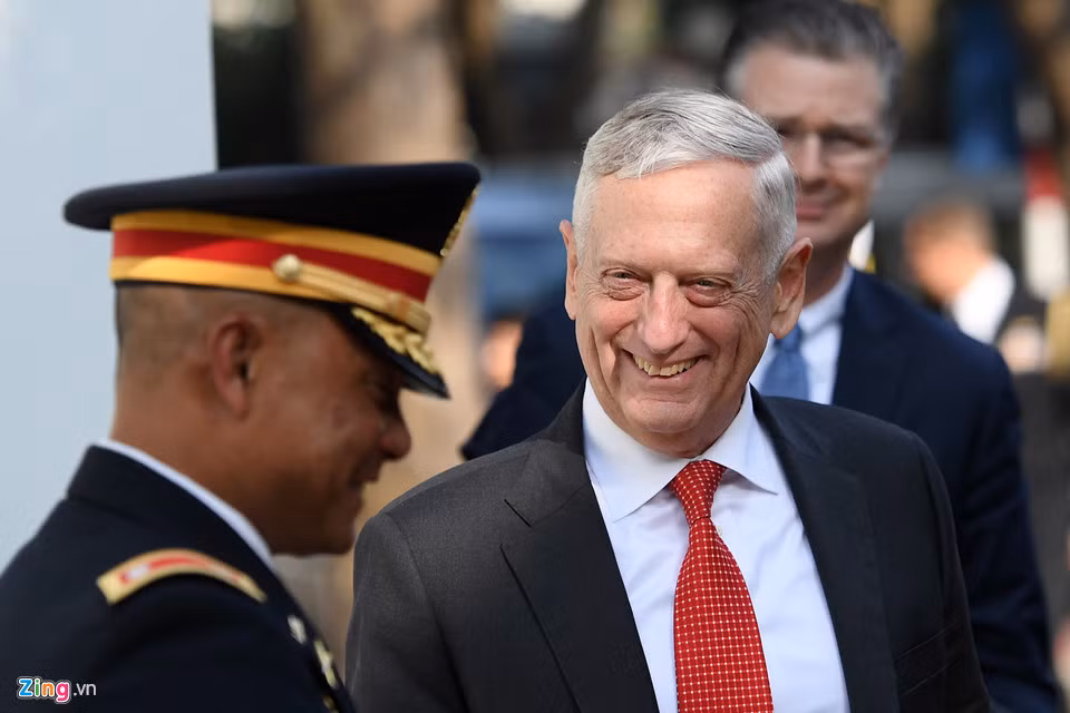 Trong khuôn khổ chuyến công du dài một tuần tới châu Á, Bộ trưởng Quốc phòng Mỹ James Mattis thăm chính thức Việt Nam từ ngày 24 đến 25/1, sau khi thăm Indonesia.