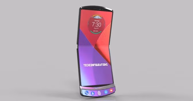 Motorola se ban dien thoai man hinh gap voi thiet ke cua may V3