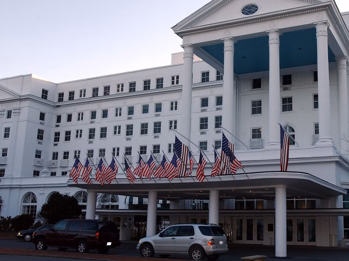 Greenbrier mở cửa đón các vị khách từ khắp nơi trên thế giới.