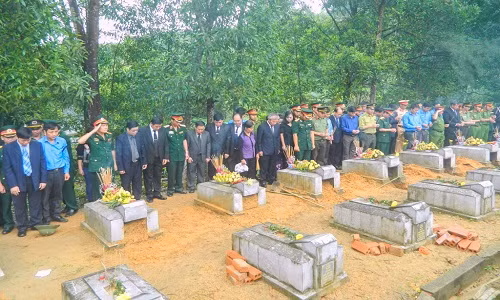 Mùa khô năm 2016 - 2017, được sự giúp đỡ của chính quyền địa phương, lực lượng vũ trang và nhân dân các bộ tộc Lào, Đội quy tập hài cốt liệt sĩ Hà Tĩnh đã tìm kiếm, quy tập và hồi hương 12 hài cốt liệt sỹ. Các liệt sĩ lần này được tìm thấy không có thông tin về bản thân, gia đình, quê hương và đã nằm bên đất nước bạn Lào hàng chục năm trời, hôm nay mới được trở về trong lòng đất mẹ. 