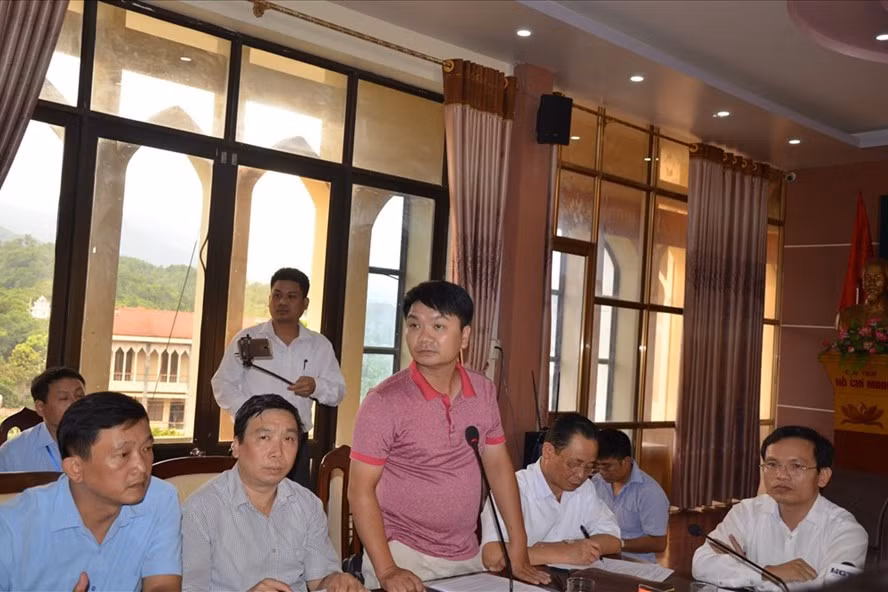 Đại diện PA83 tại cuộc họp báo chiều 17/7.