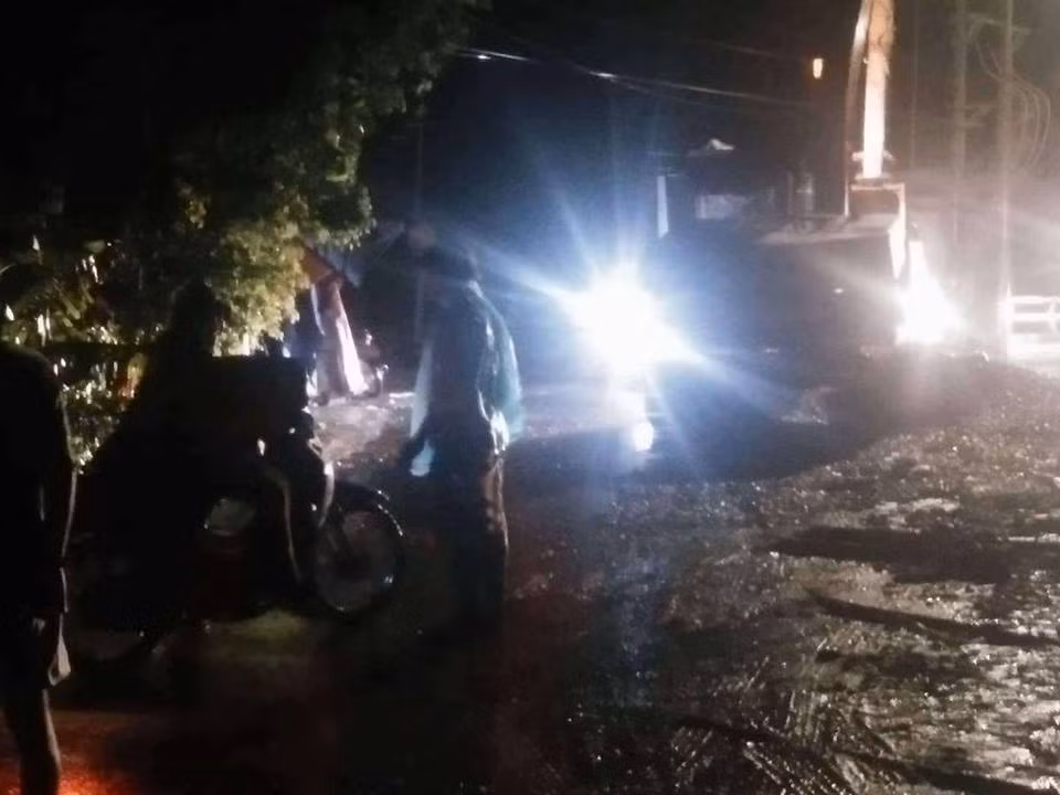 Hai Phong: Du an cau Dang lo sai pham dong troi sau tran mua-Hinh-3